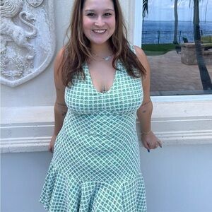 Taylor Green Plaid Women's Dress